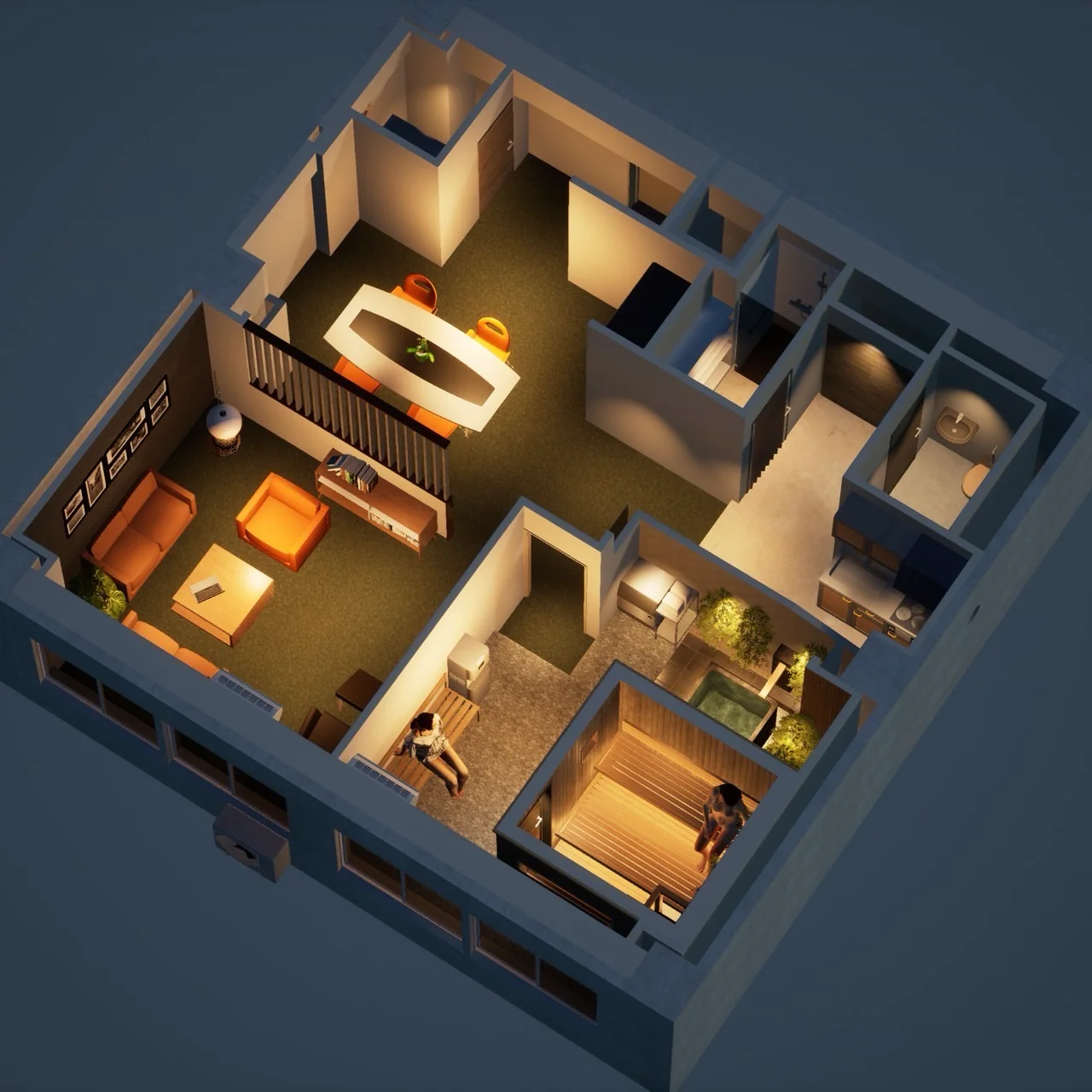 プライベートサウナの写真（6）