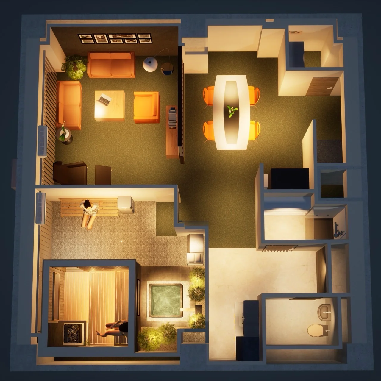 プライベートサウナの写真（7）